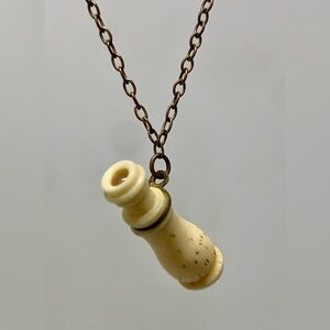 19th Century Antique Hand Crafted Organic Stanhope Monocular Lord’s Prayer Charm